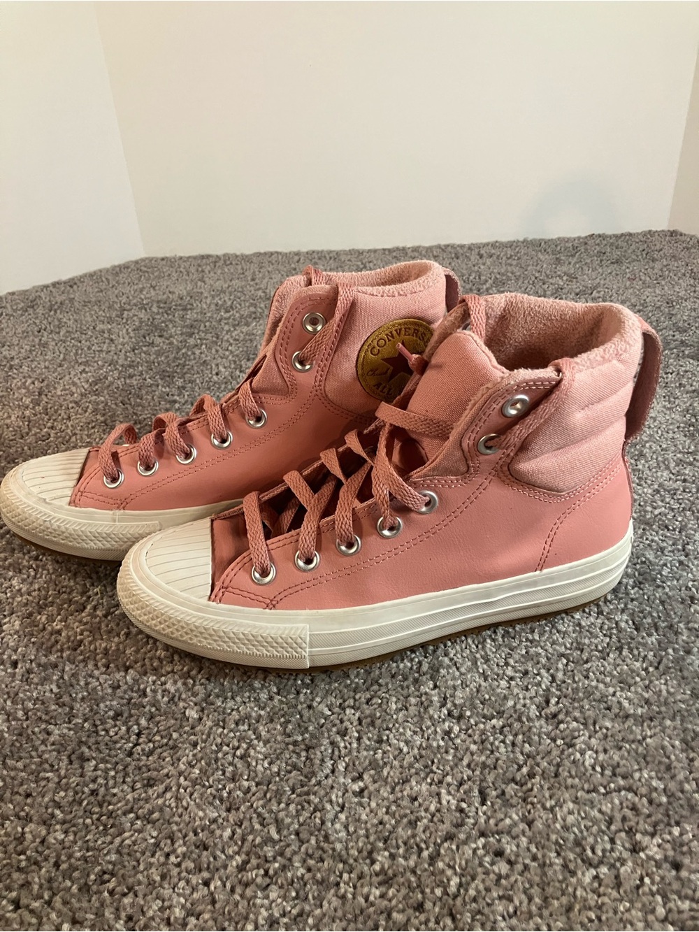Converse Climate Counter Pink High Top Lace Up Sneakers Womens Size 5